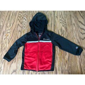 Boys Champion Zip Up Sweater Hooded 3T